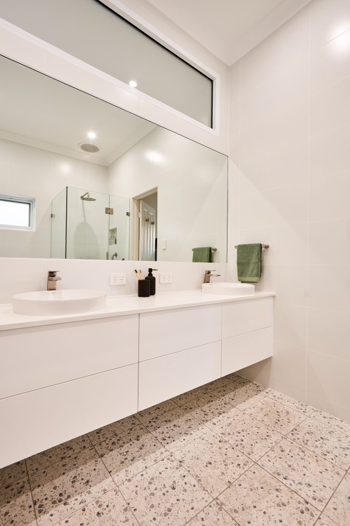 dual sink vanity