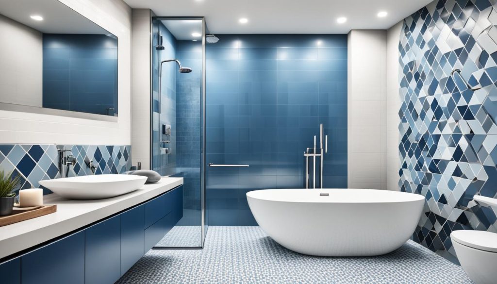 Creative Bathroom Tile Designs