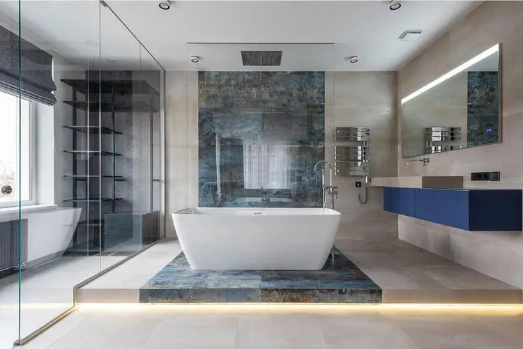 Stand-Alone-Tub-Design Bathtub Materials